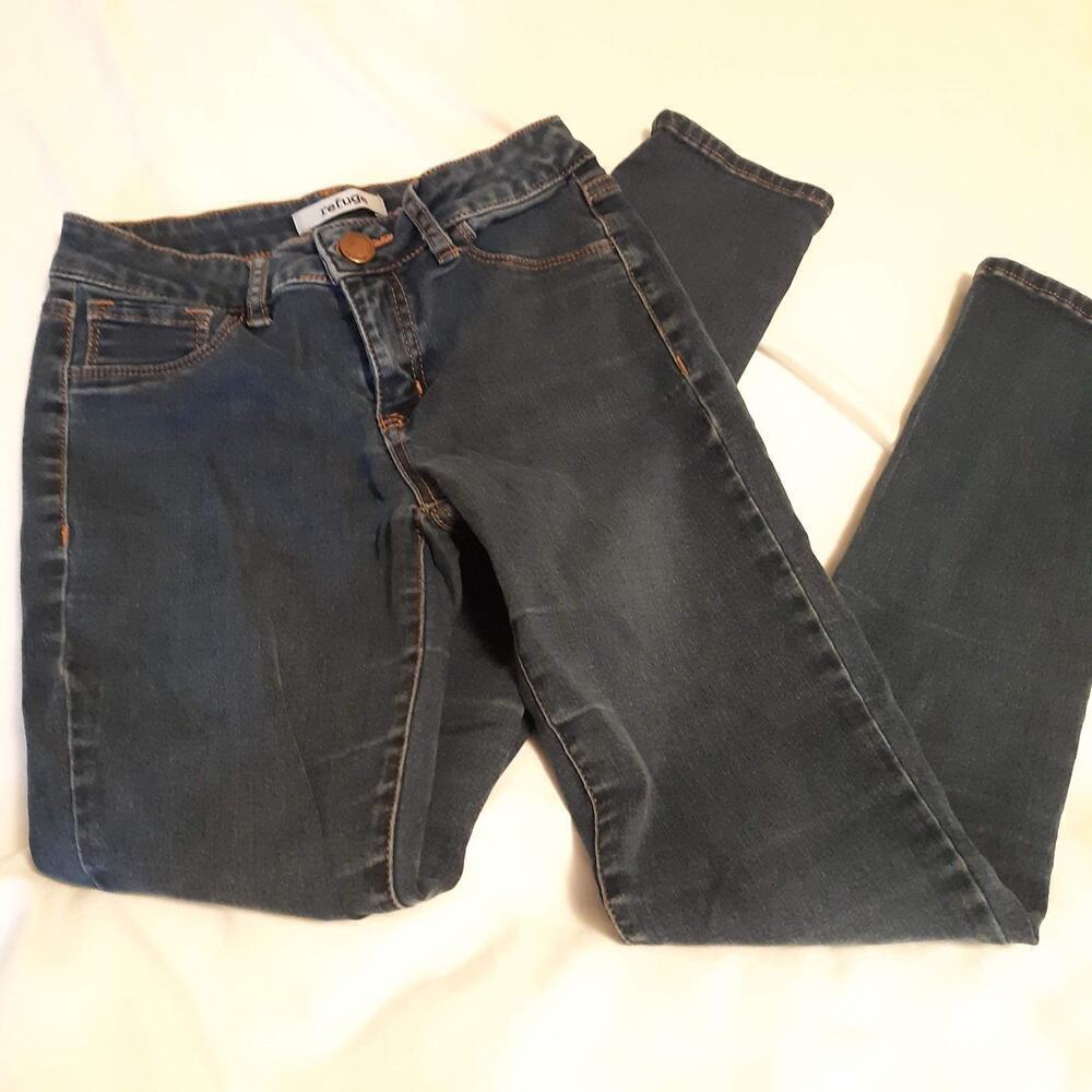 Skinny Jeans Women's Size 0 Refuge Stretch Medium Wash Excellent Condition
